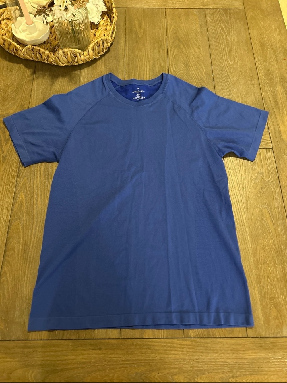 Fabletics Men's Short Sleeve Crew T-Shirt - Royal Blue